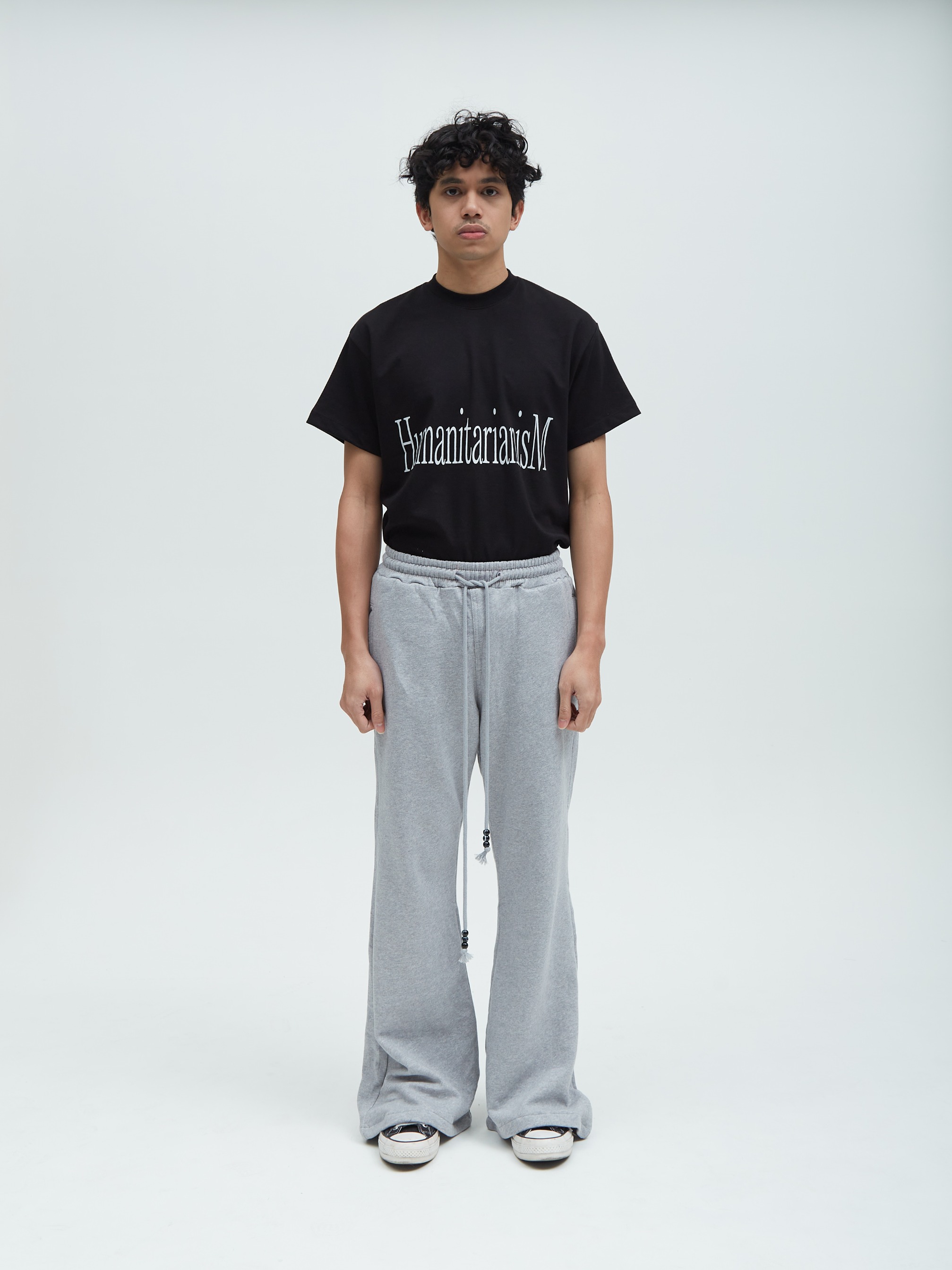 Flare Sweat Pants Gray