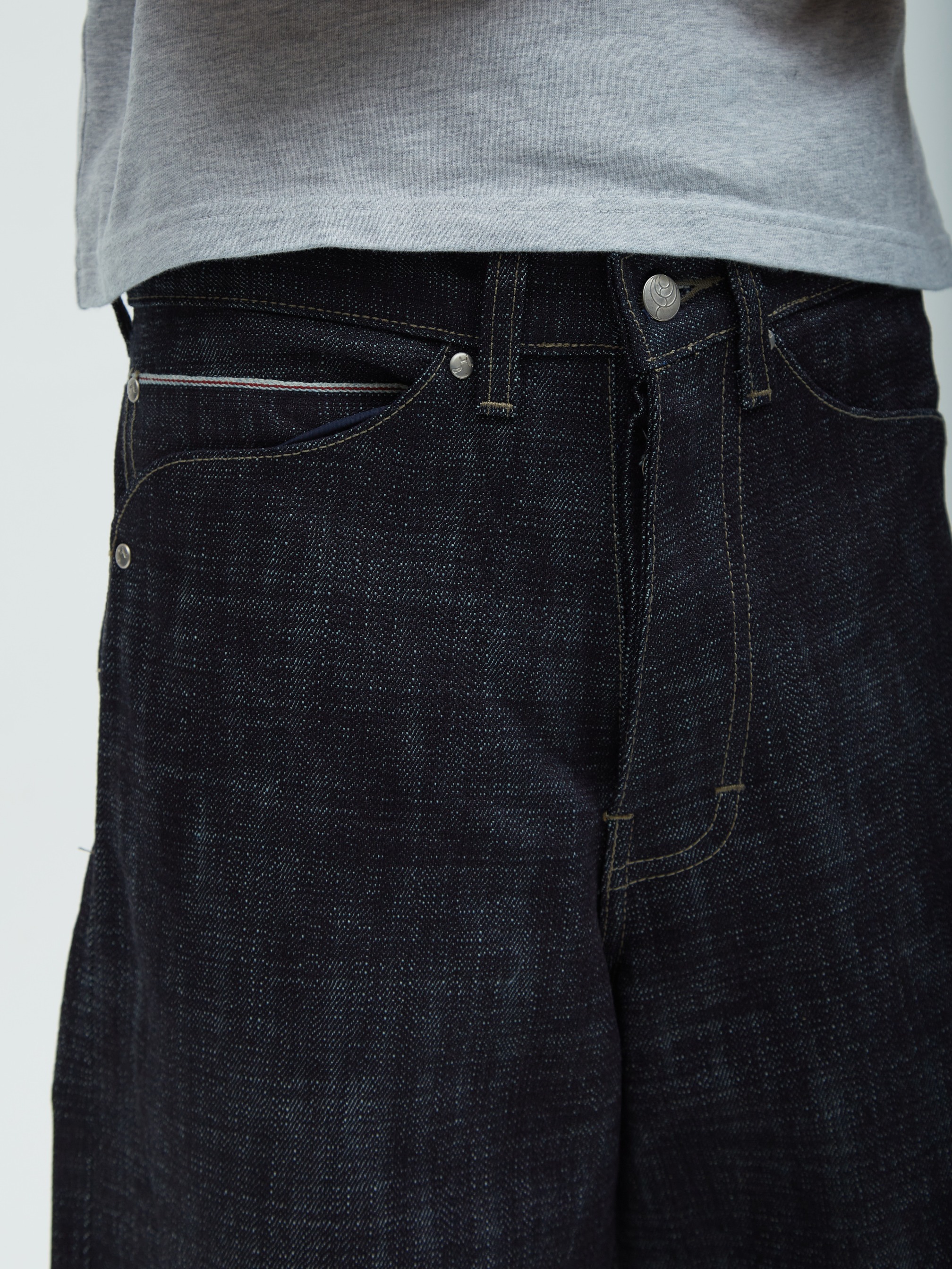 Raw Denim Baggy Red Line Selvedge