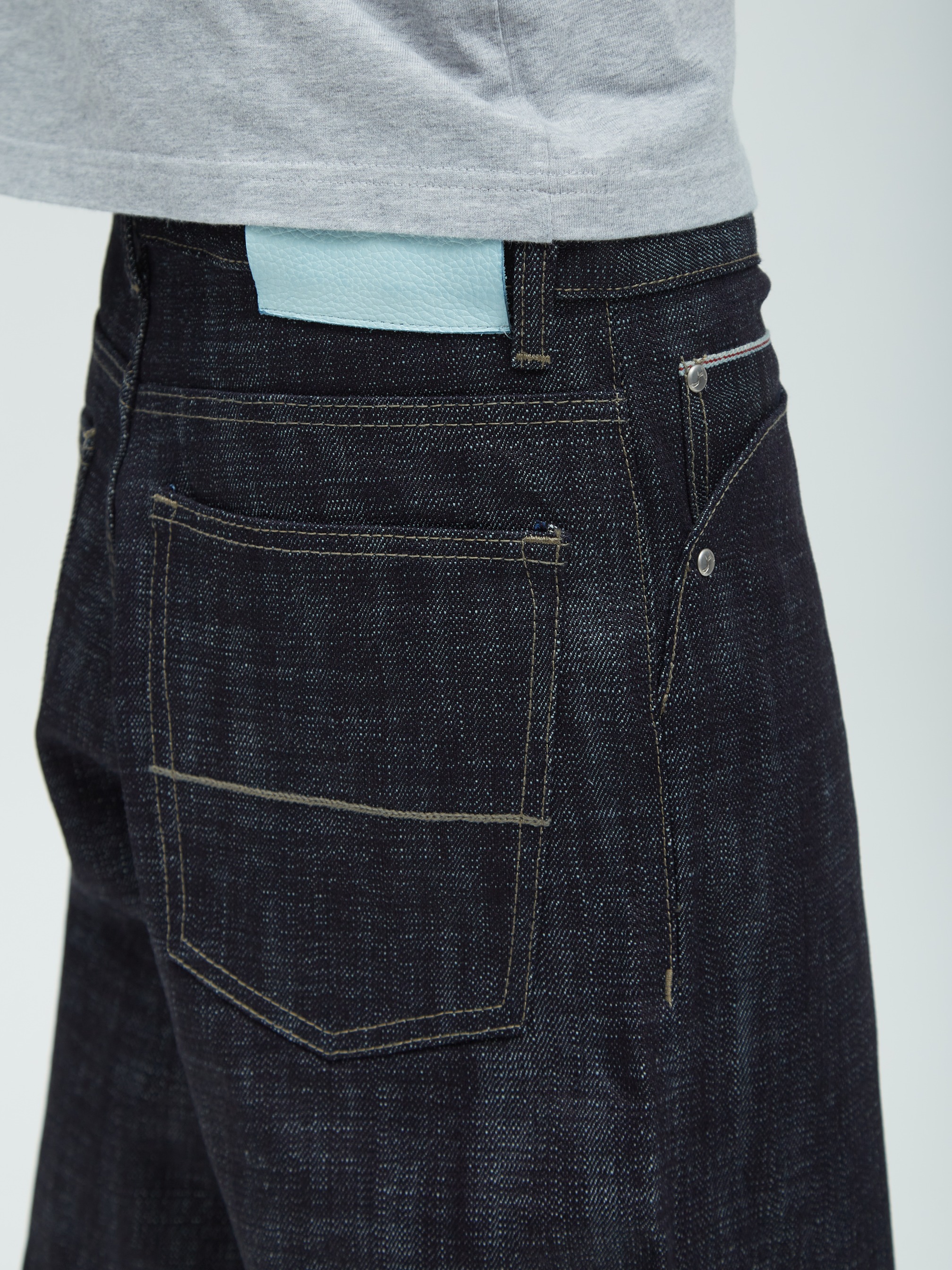 Raw Denim Baggy Red Line Selvedge