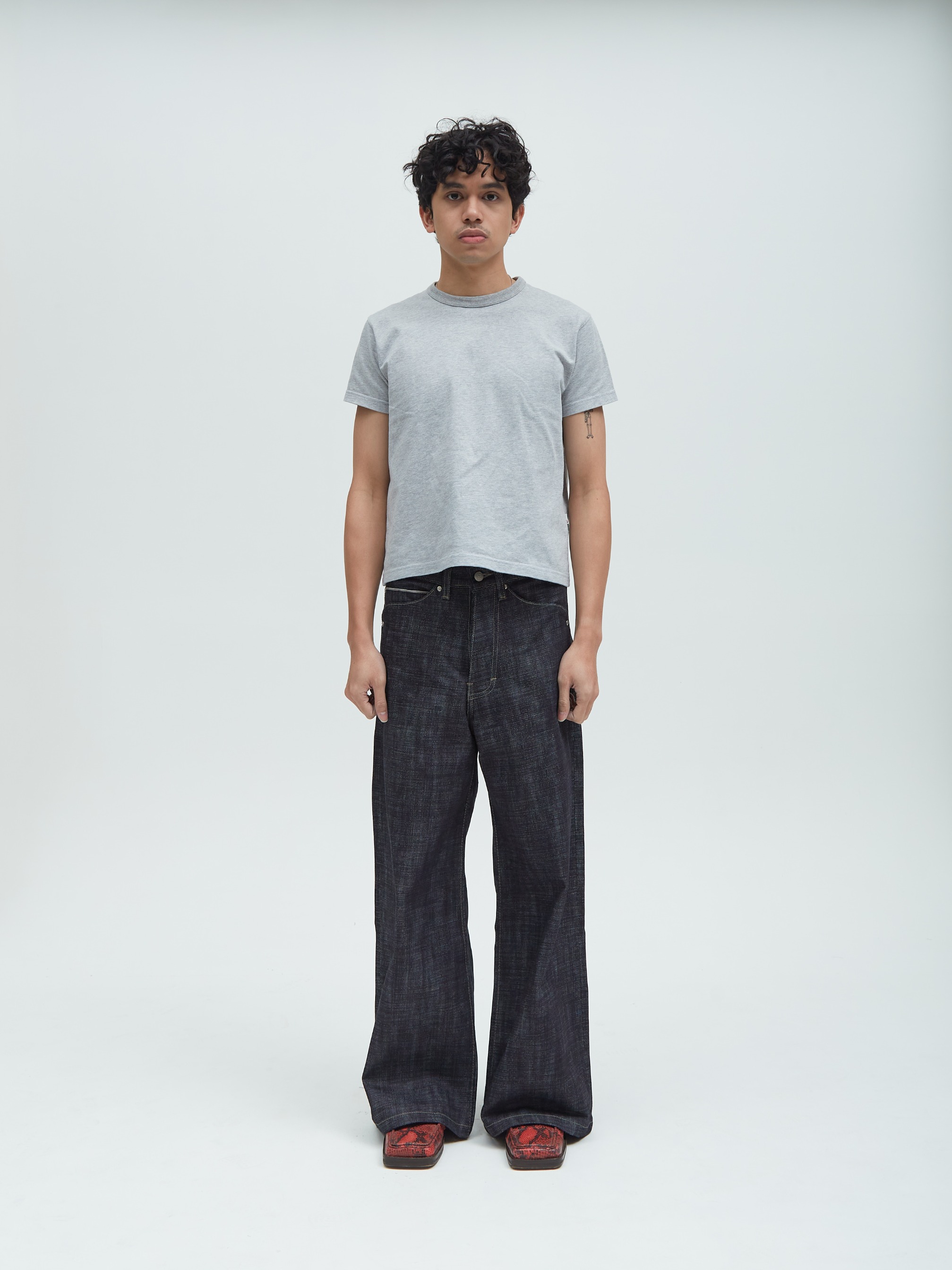 Raw Denim Baggy Red Line Selvedge