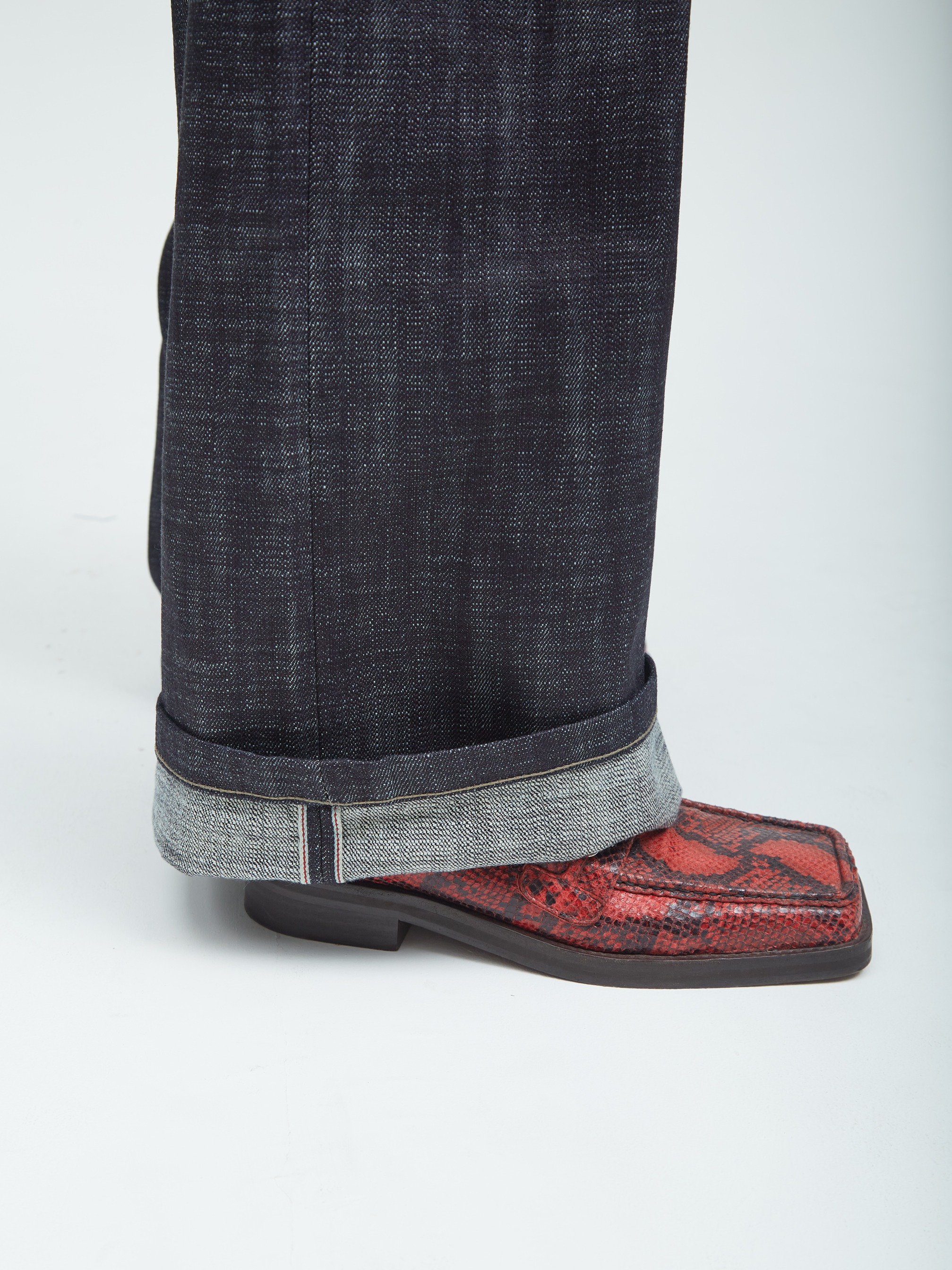 Raw Denim Baggy Red Line Selvedge