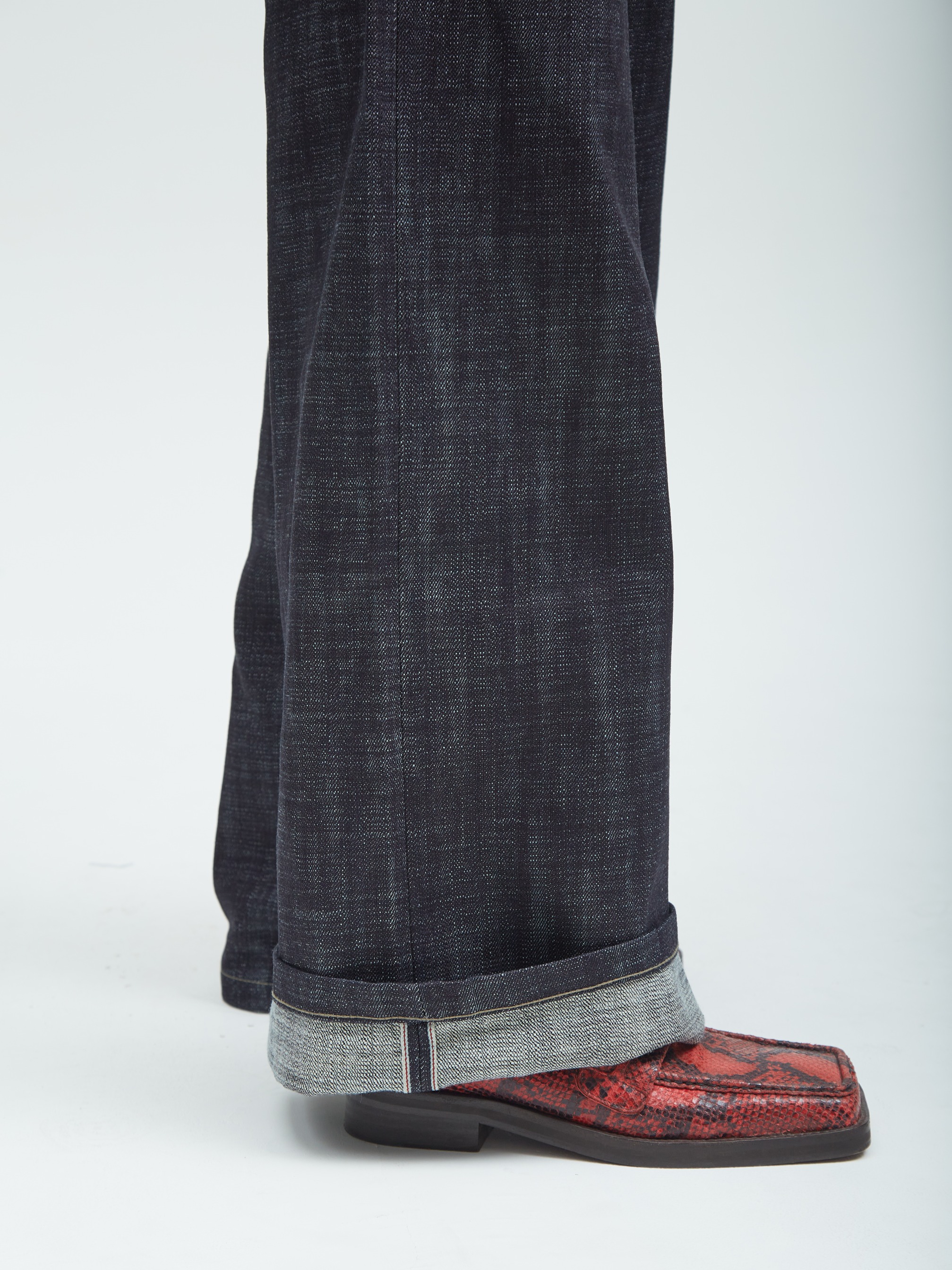 Raw Denim Baggy Red Line Selvedge