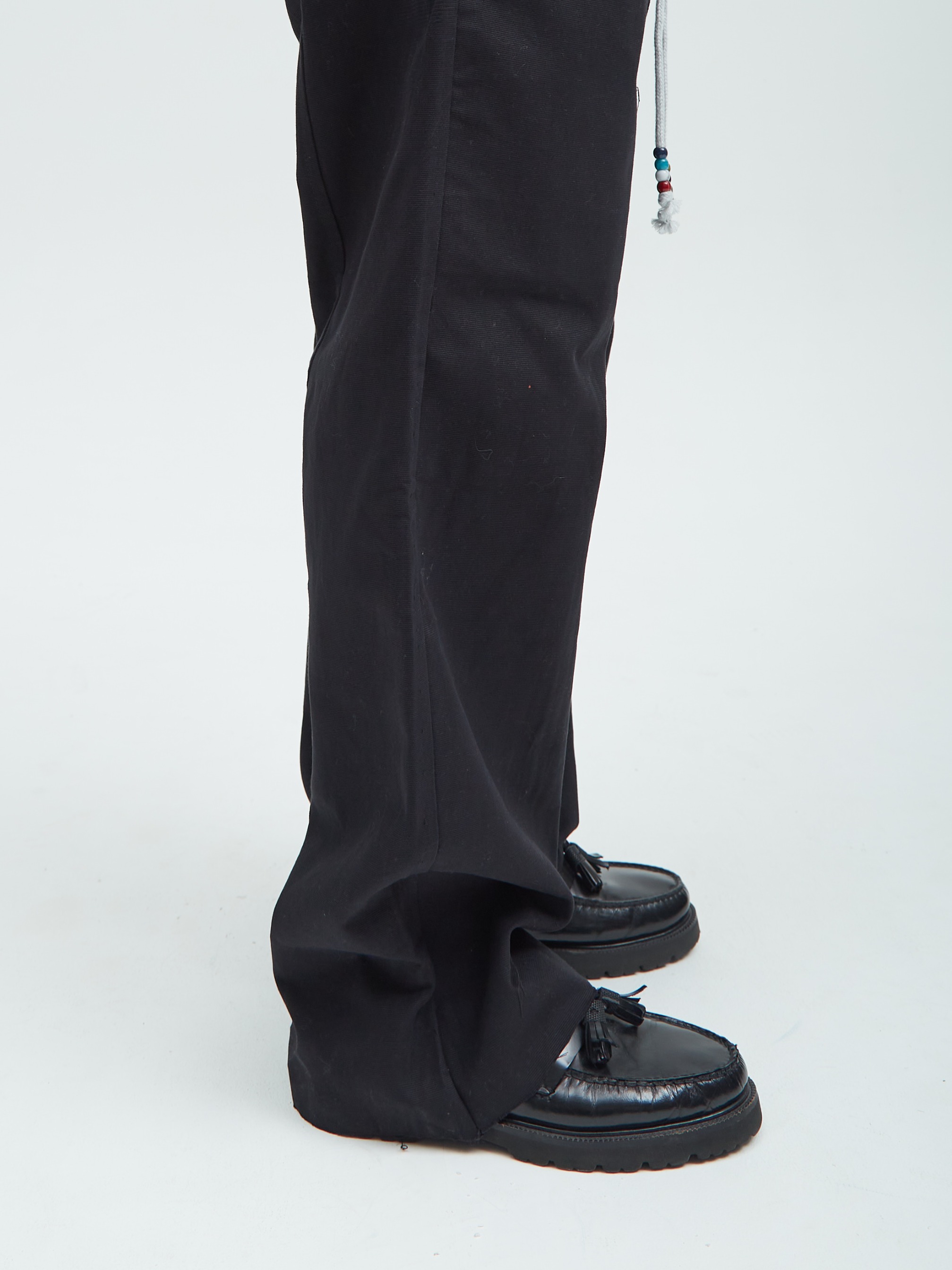 Relaxed Canvas Pants Black