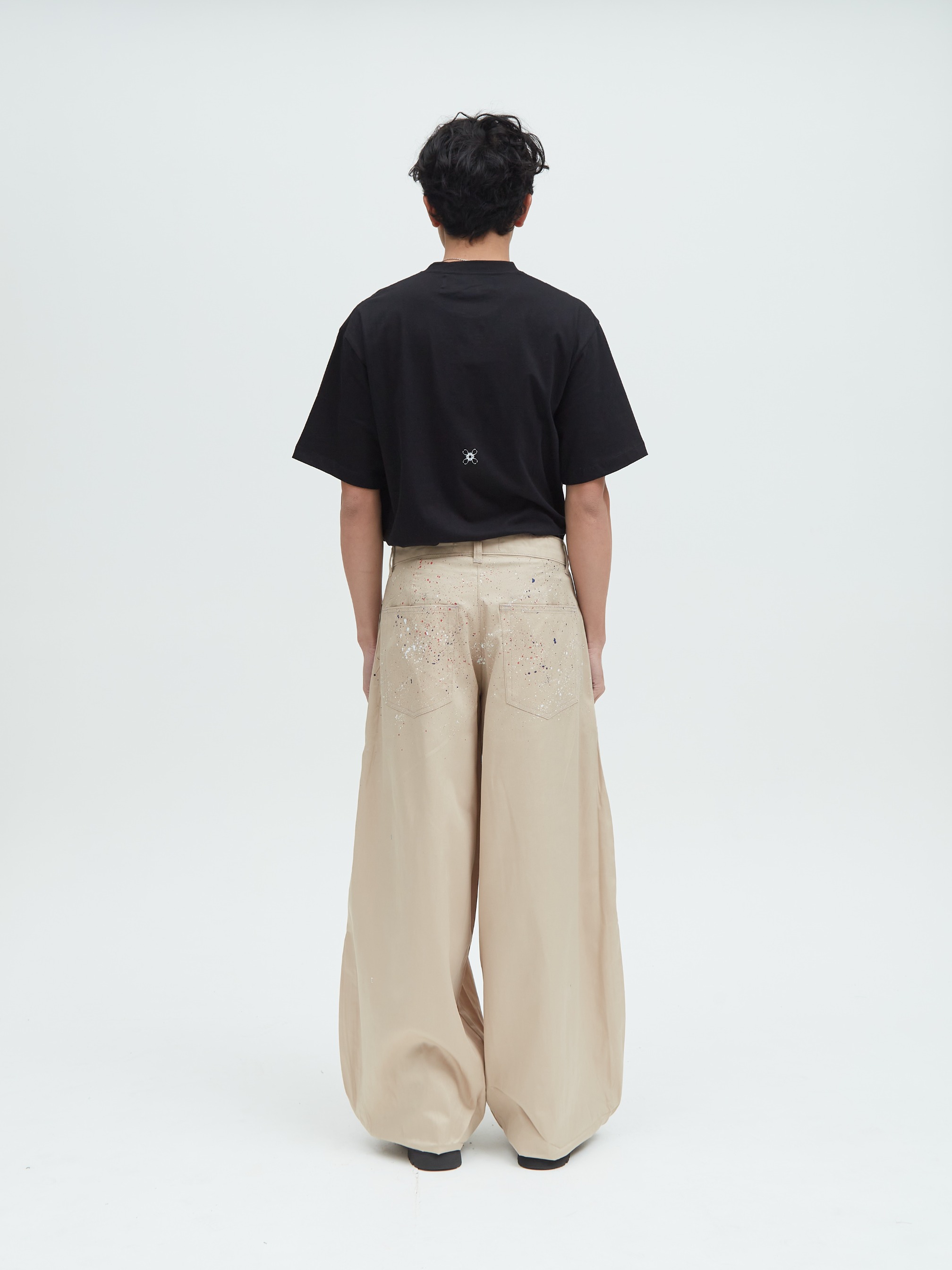 Tobi Pants  Splatter Cream 