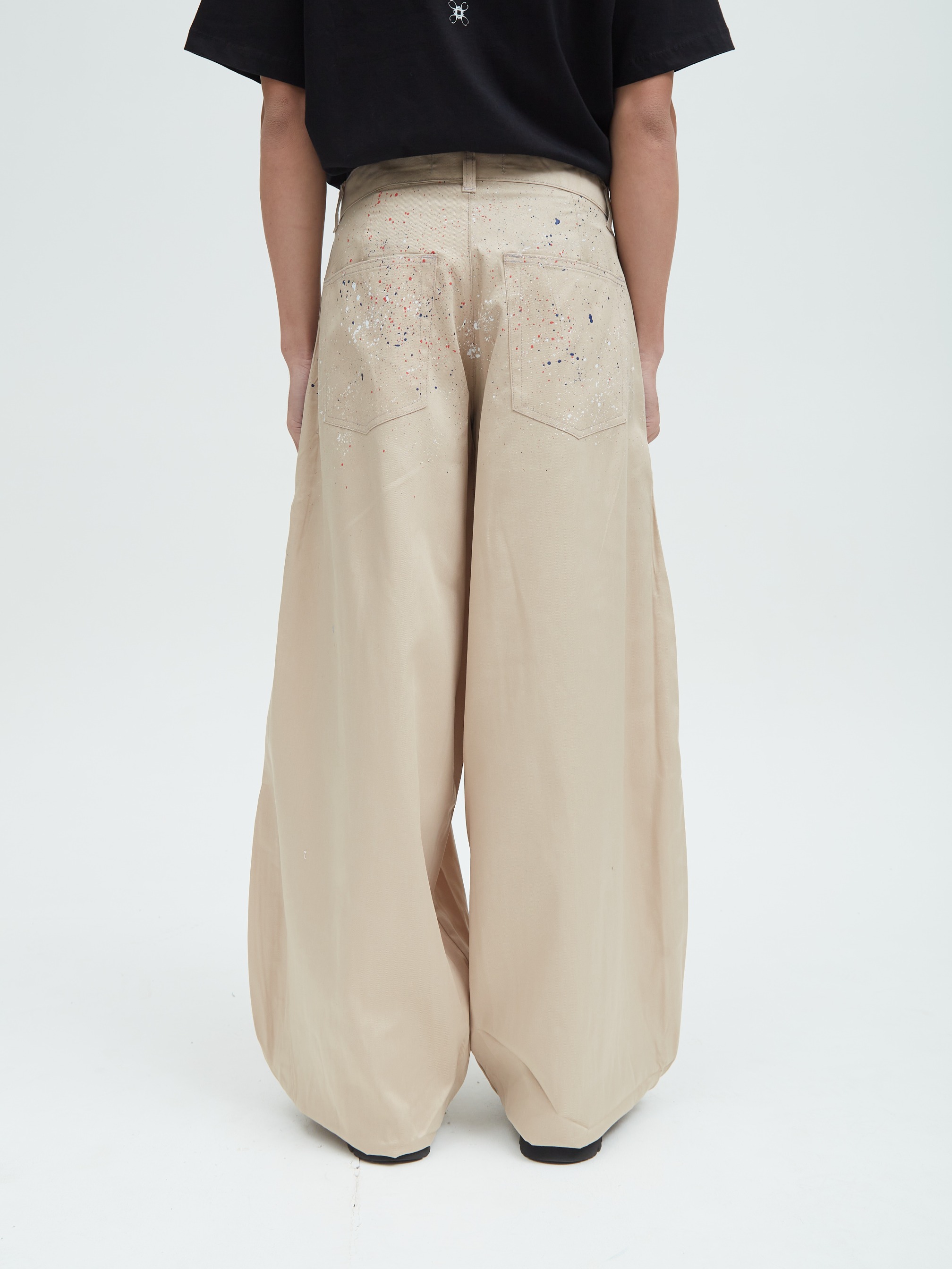 Tobi Pants  Splatter Cream 