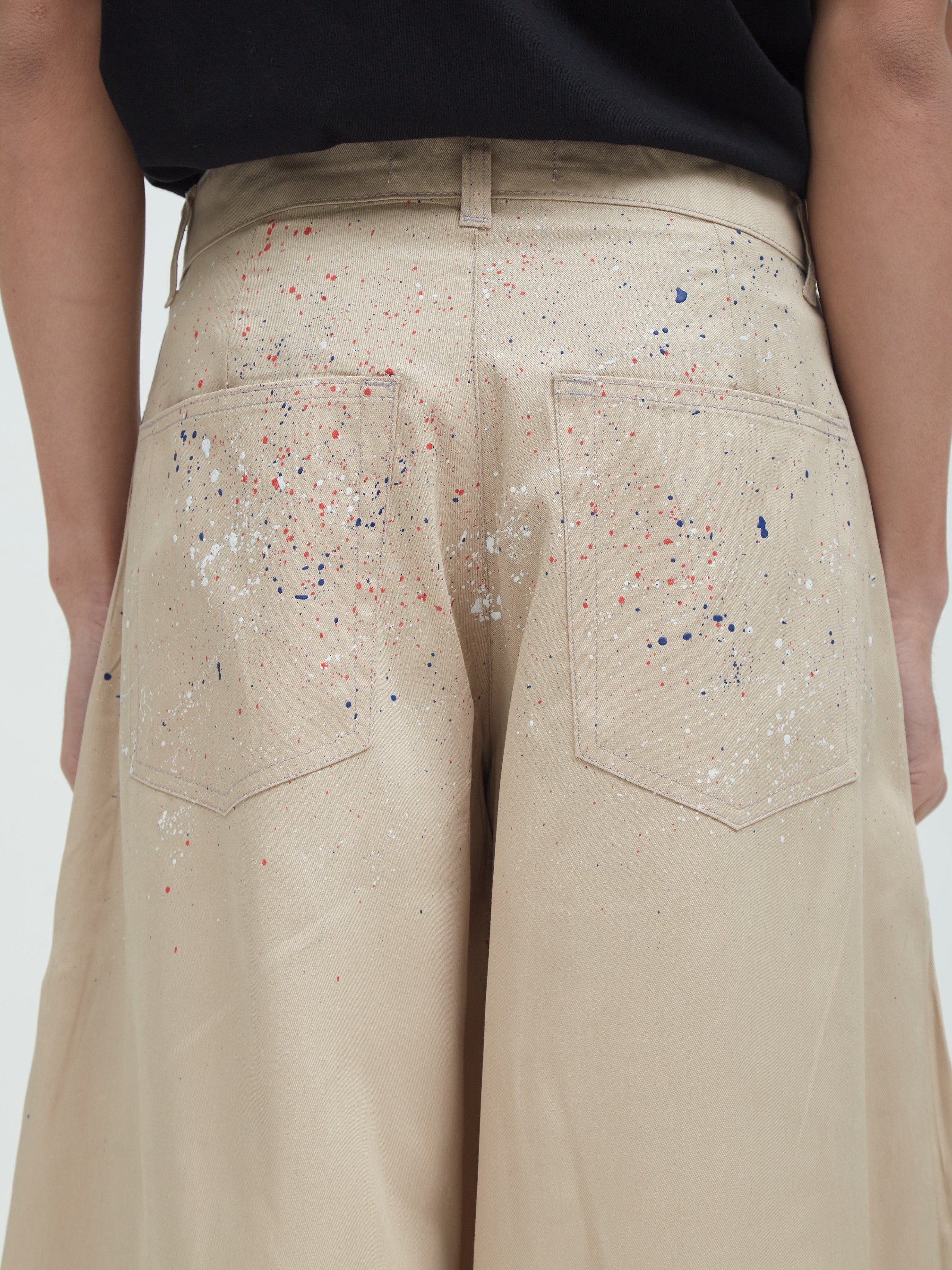 Tobi Pants  Splatter Cream 