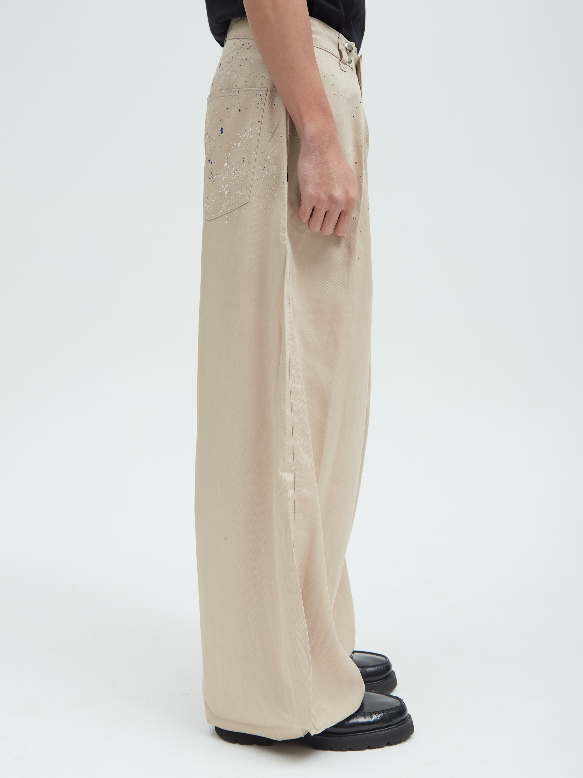 Tobi Pants  Splatter Cream 