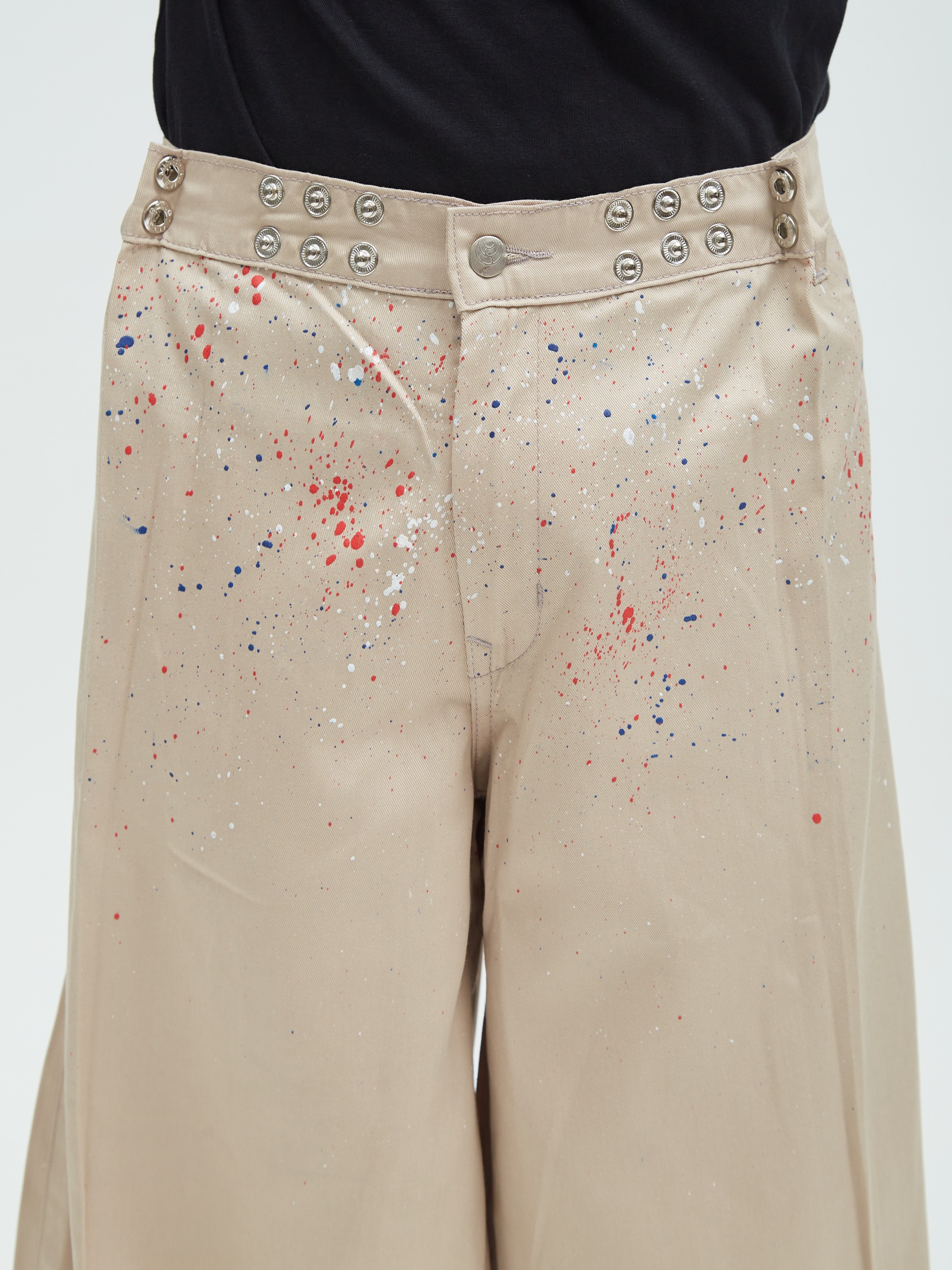 Tobi Pants  Splatter Cream 