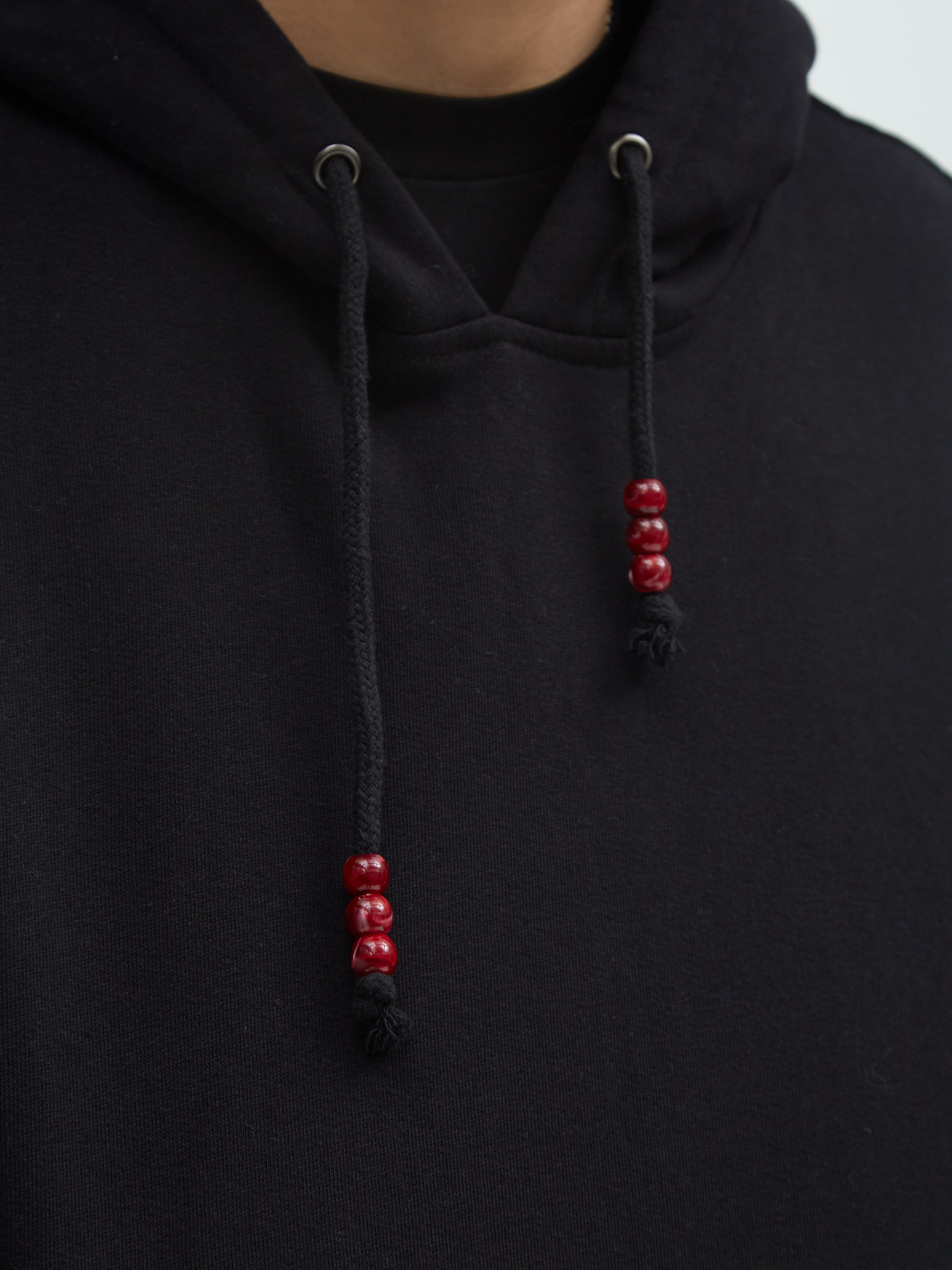 Hoodie Flannel Black