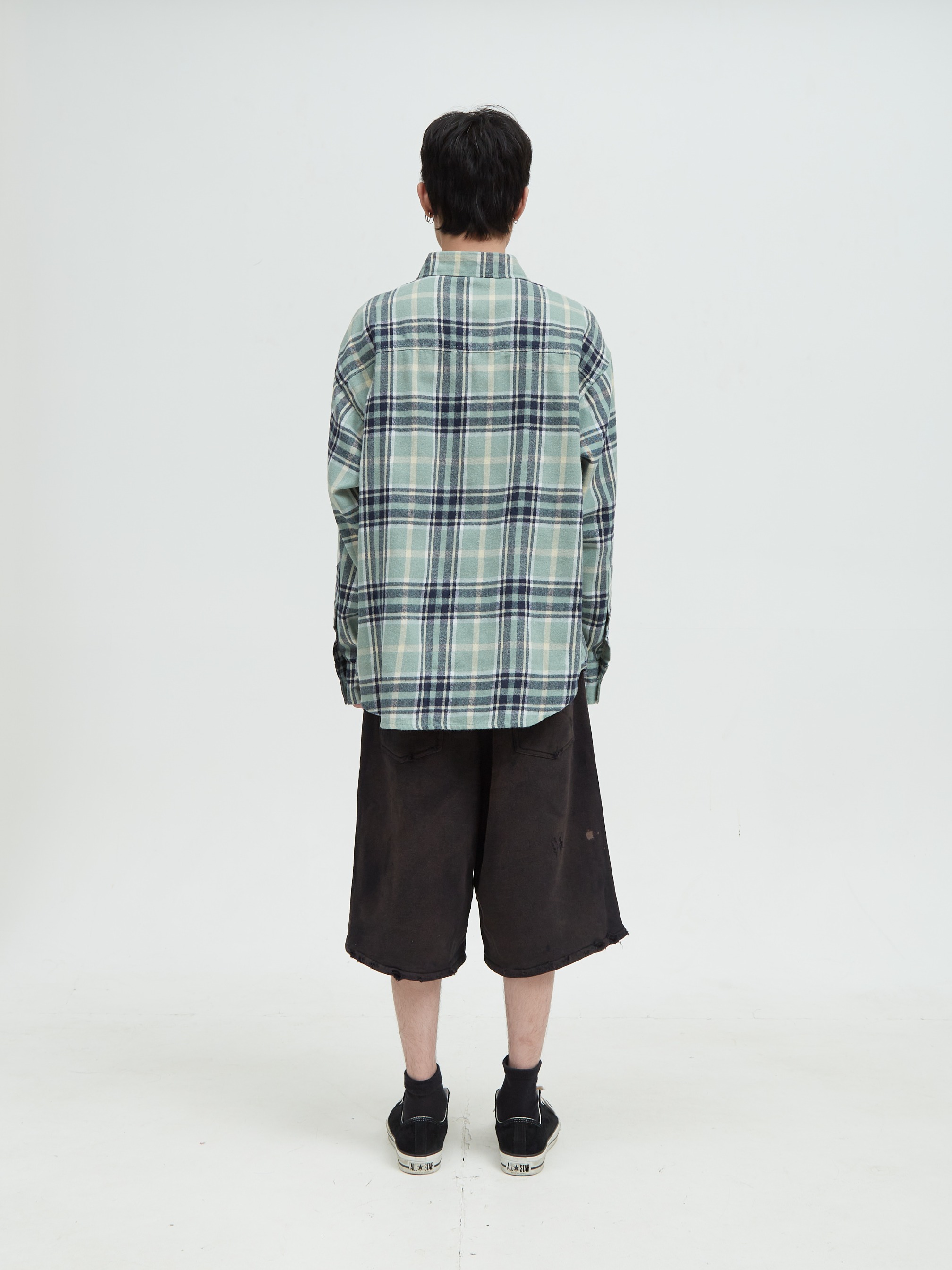 Printed Flannel Green