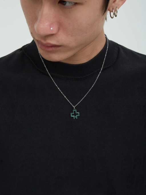 Image of Plus Logo Chain Green