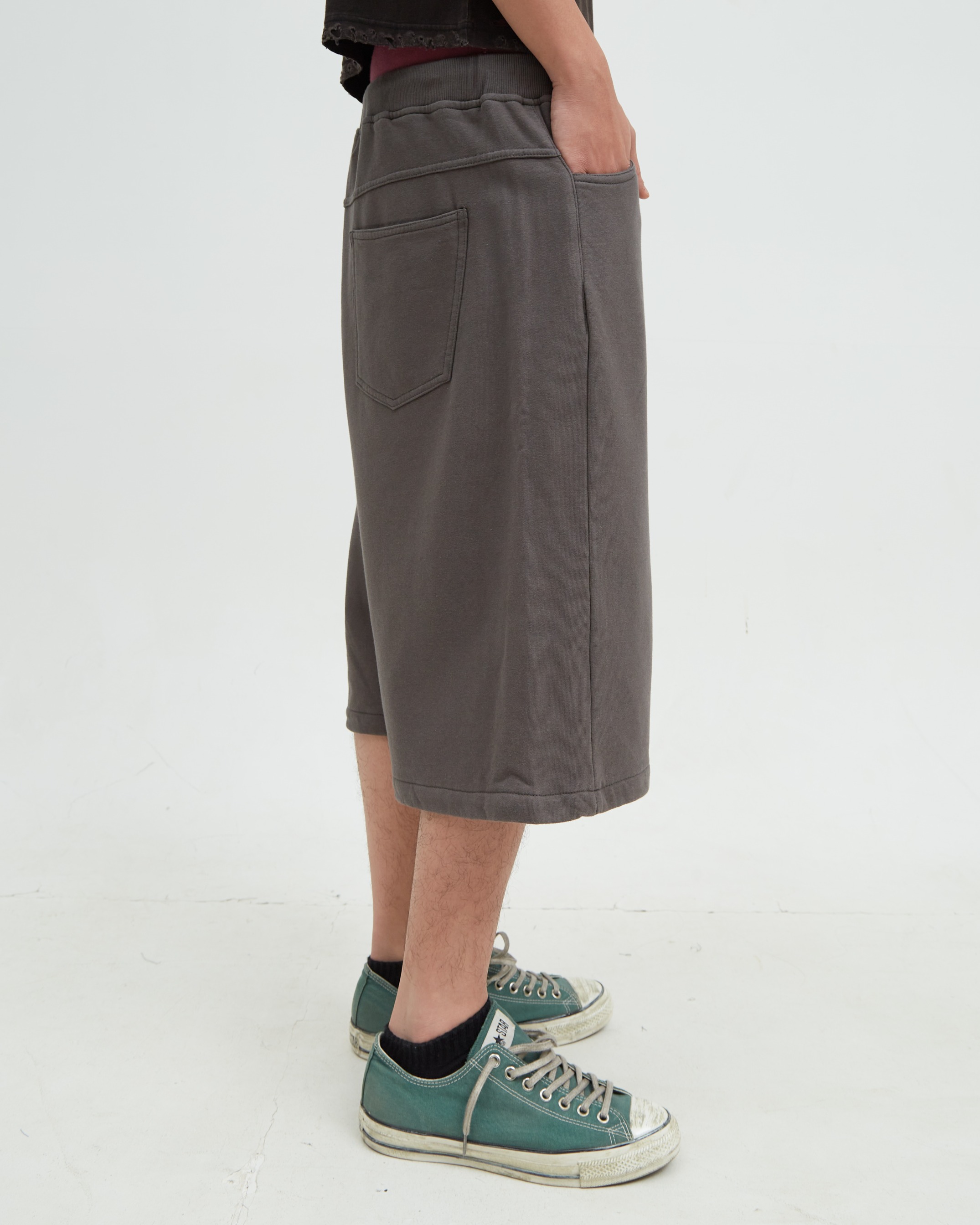 Sweat Short Dark Gray
