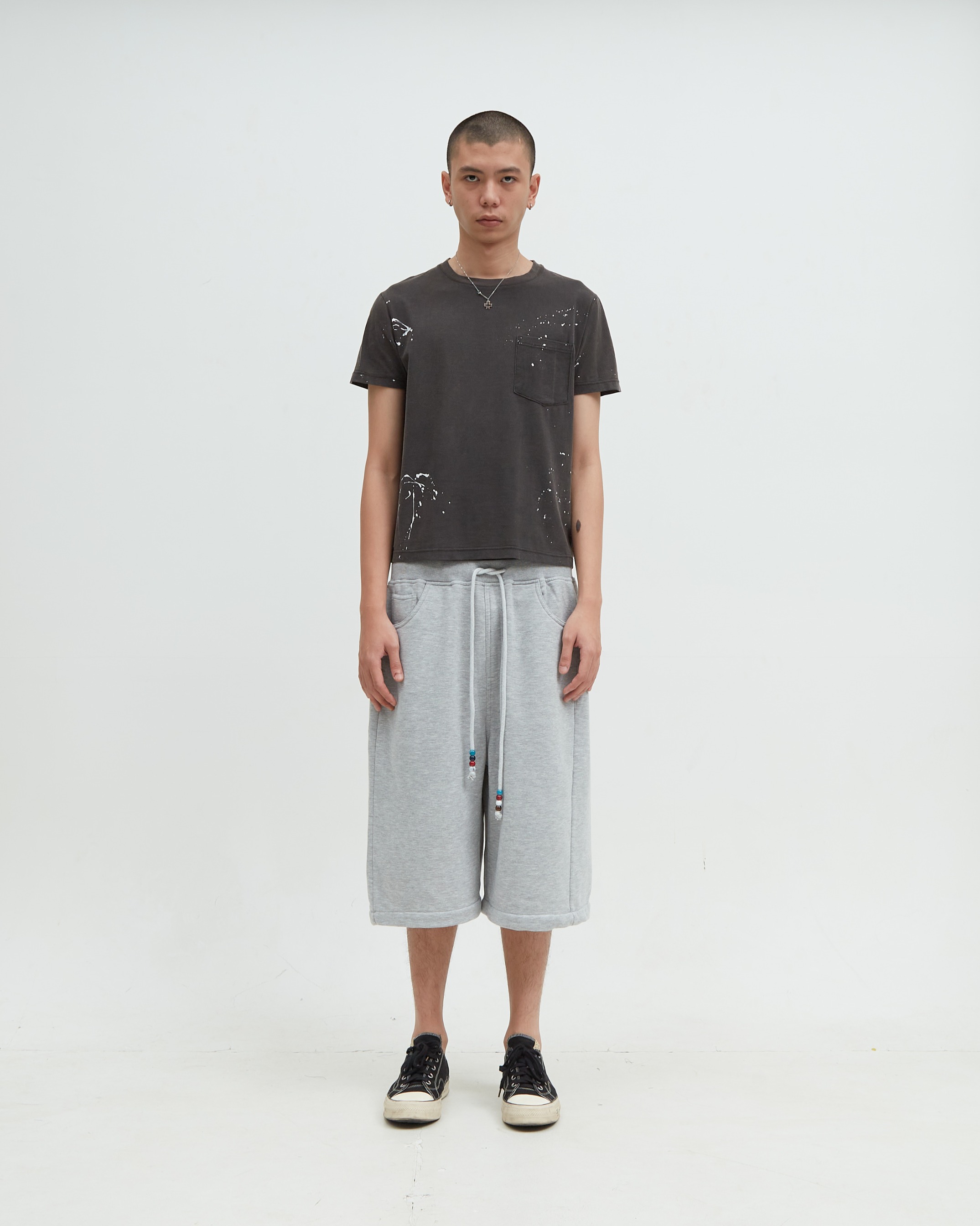 Sweat Short Misty Gray