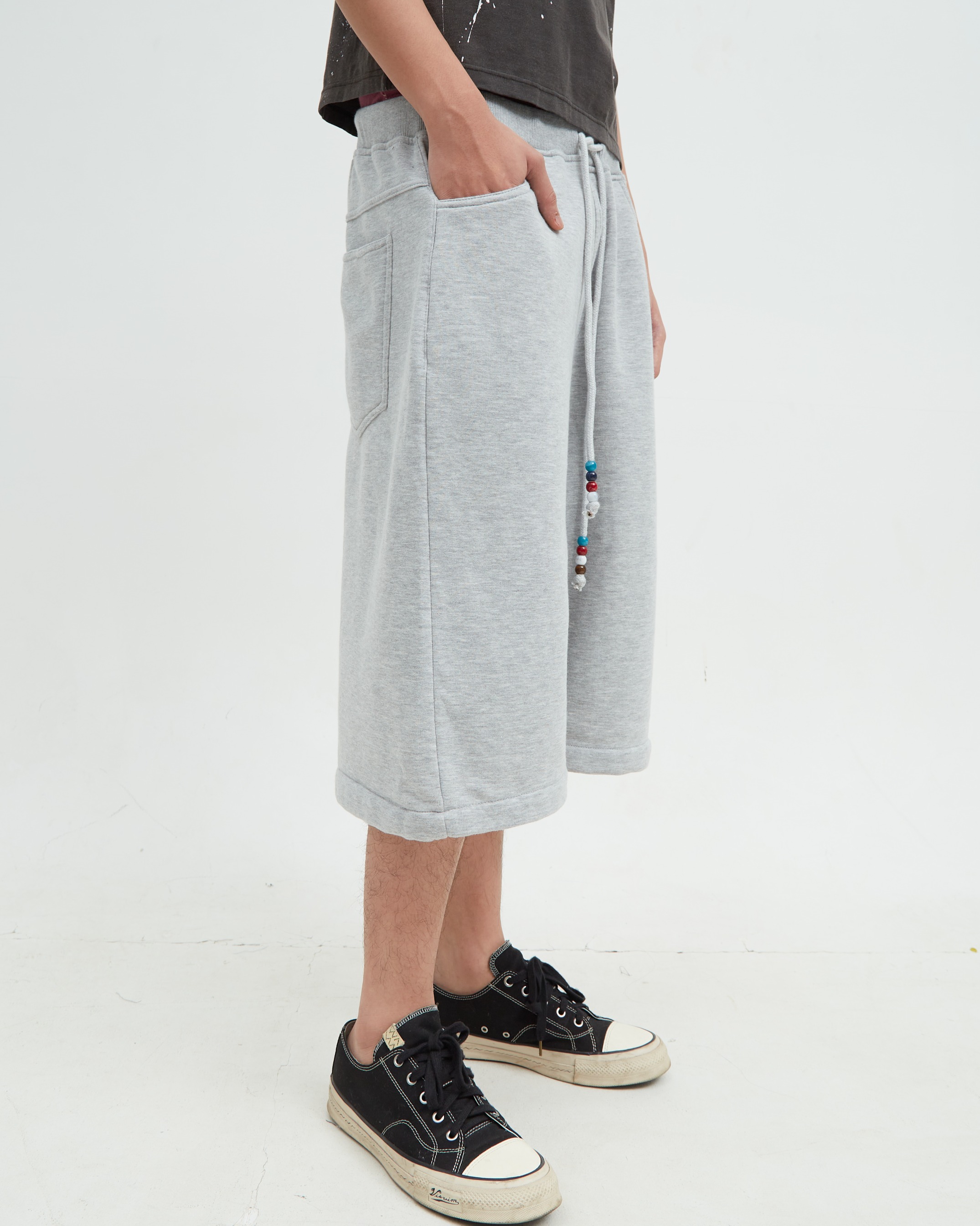 Sweat Short Misty Gray