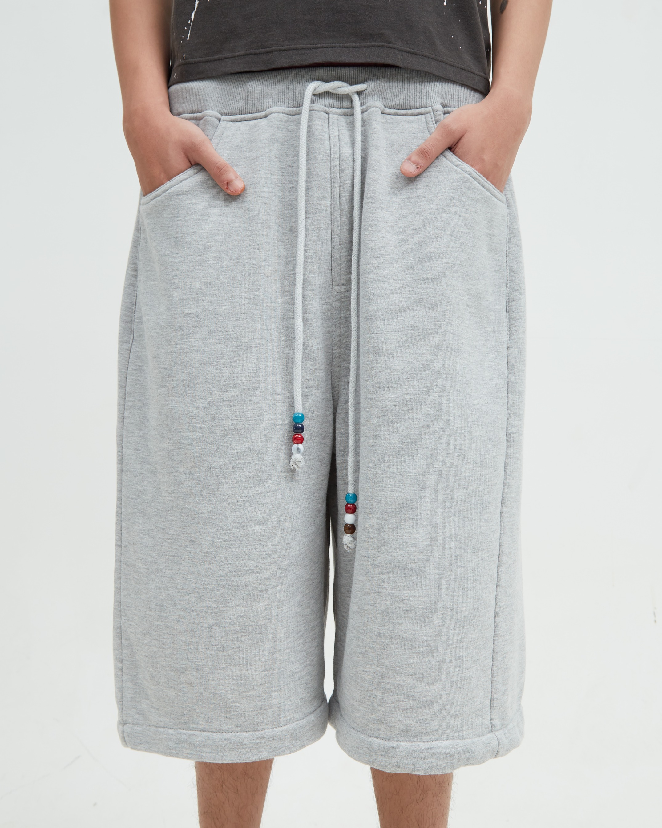 Sweat Short Misty Gray