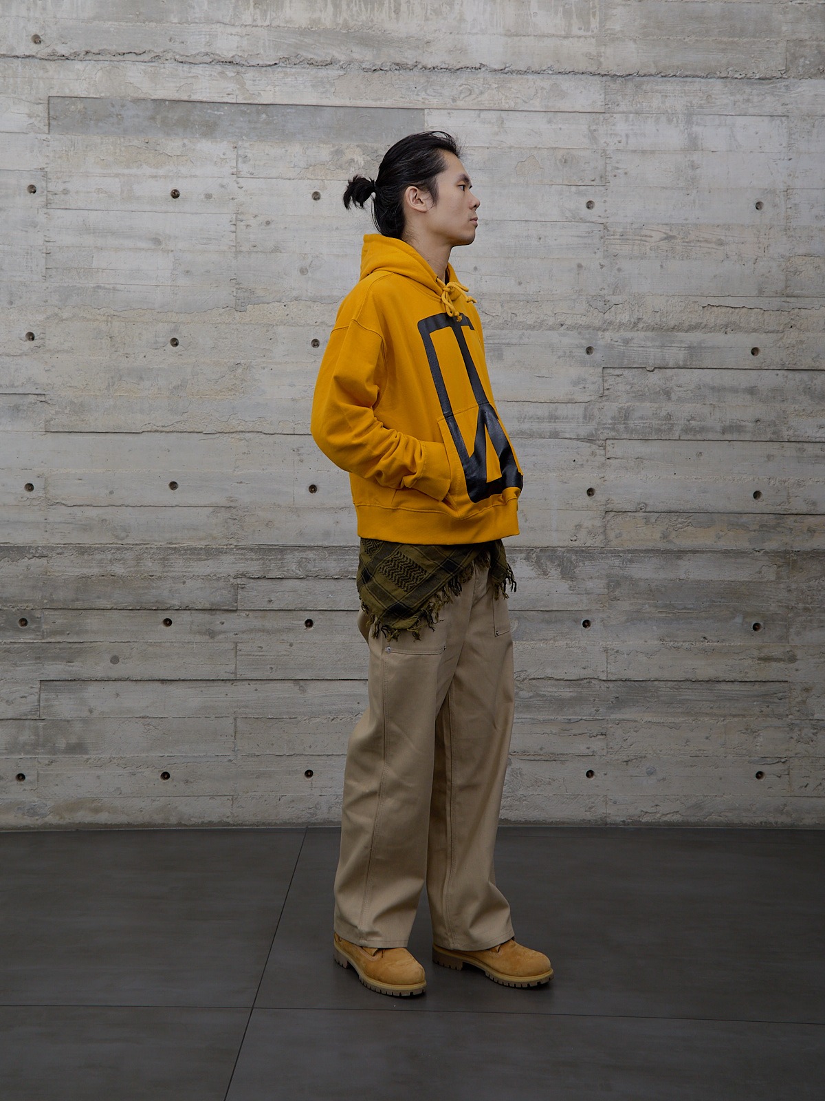 Peace Yellow Hoodie