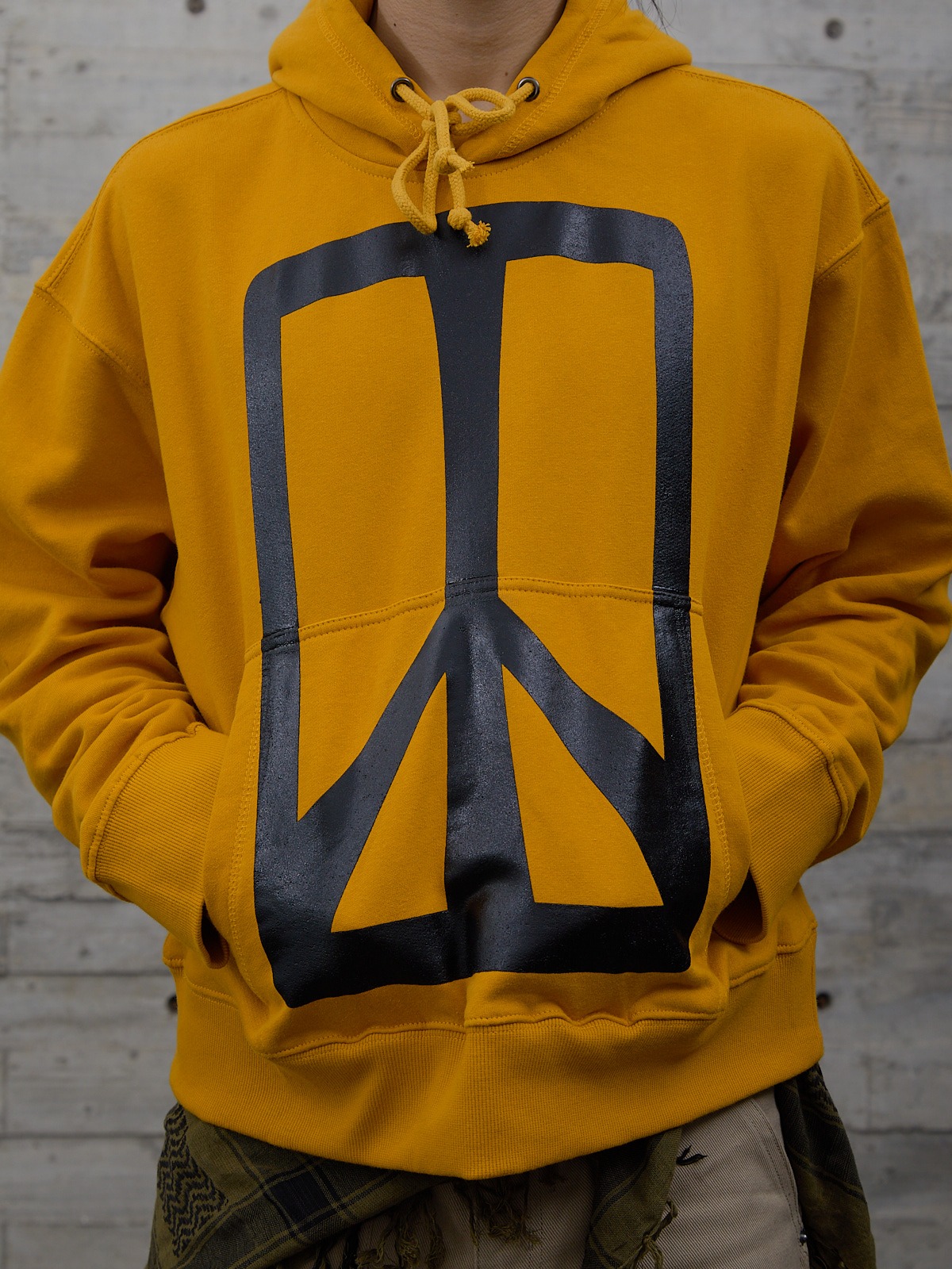 Peace Yellow Hoodie