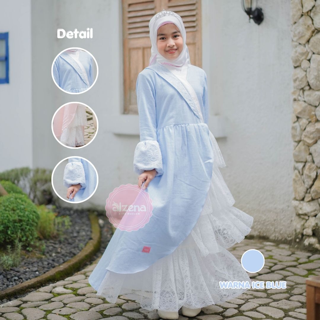 Pre Order Baju Raya Anak Muslim 2026 | Raya Series Raina Queen By Alzena Kids Moslem