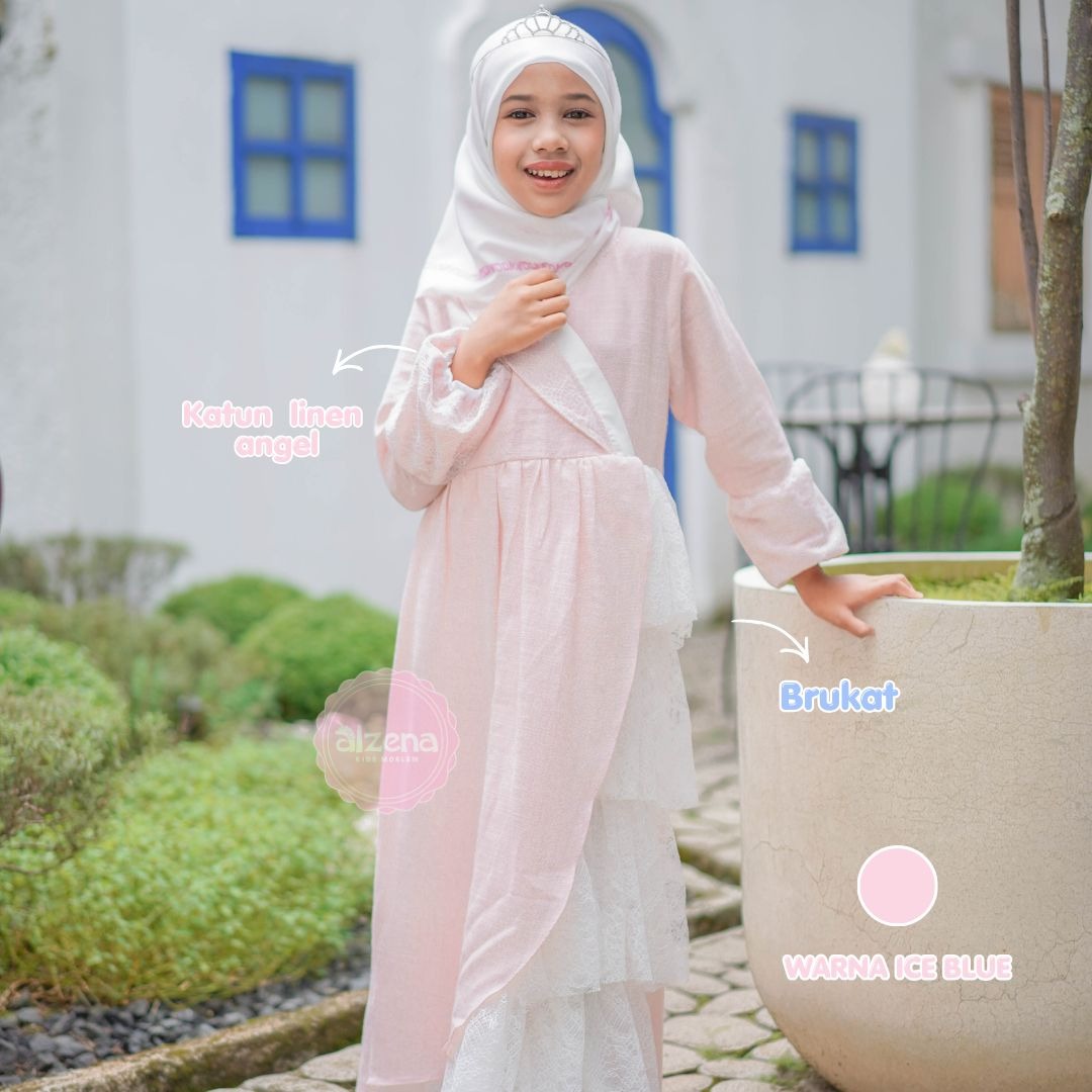 Pre Order Baju Raya Anak Muslim 2026 | Raya Series Raina Queen By Alzena Kids Moslem