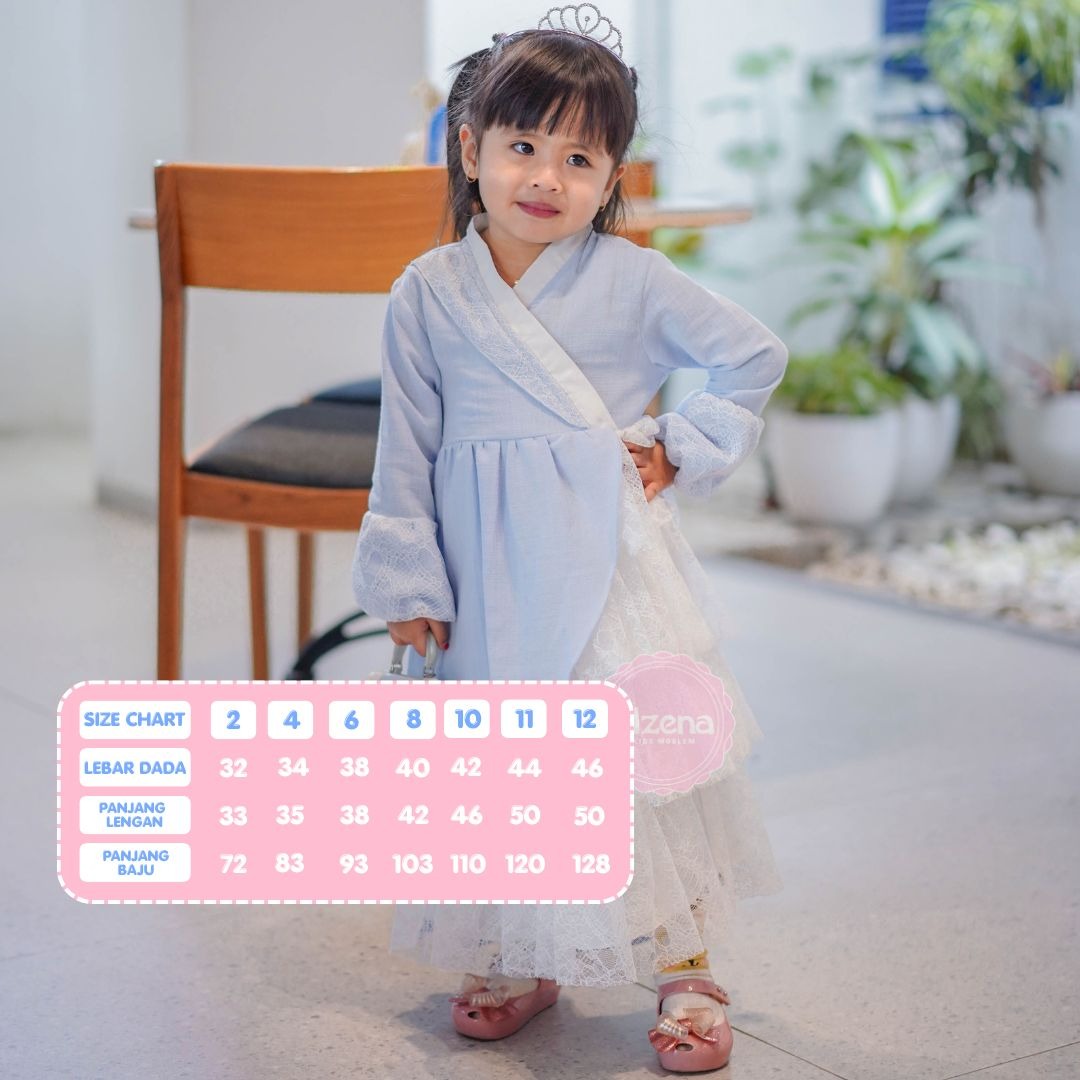 Pre Order Baju Raya Anak Muslim 2026 | Raya Series Raina Queen By Alzena Kids Moslem