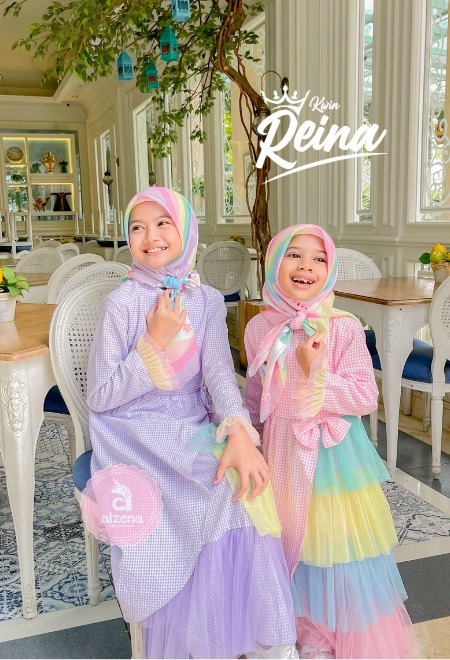 Baju Muslim Anak Dress Reina