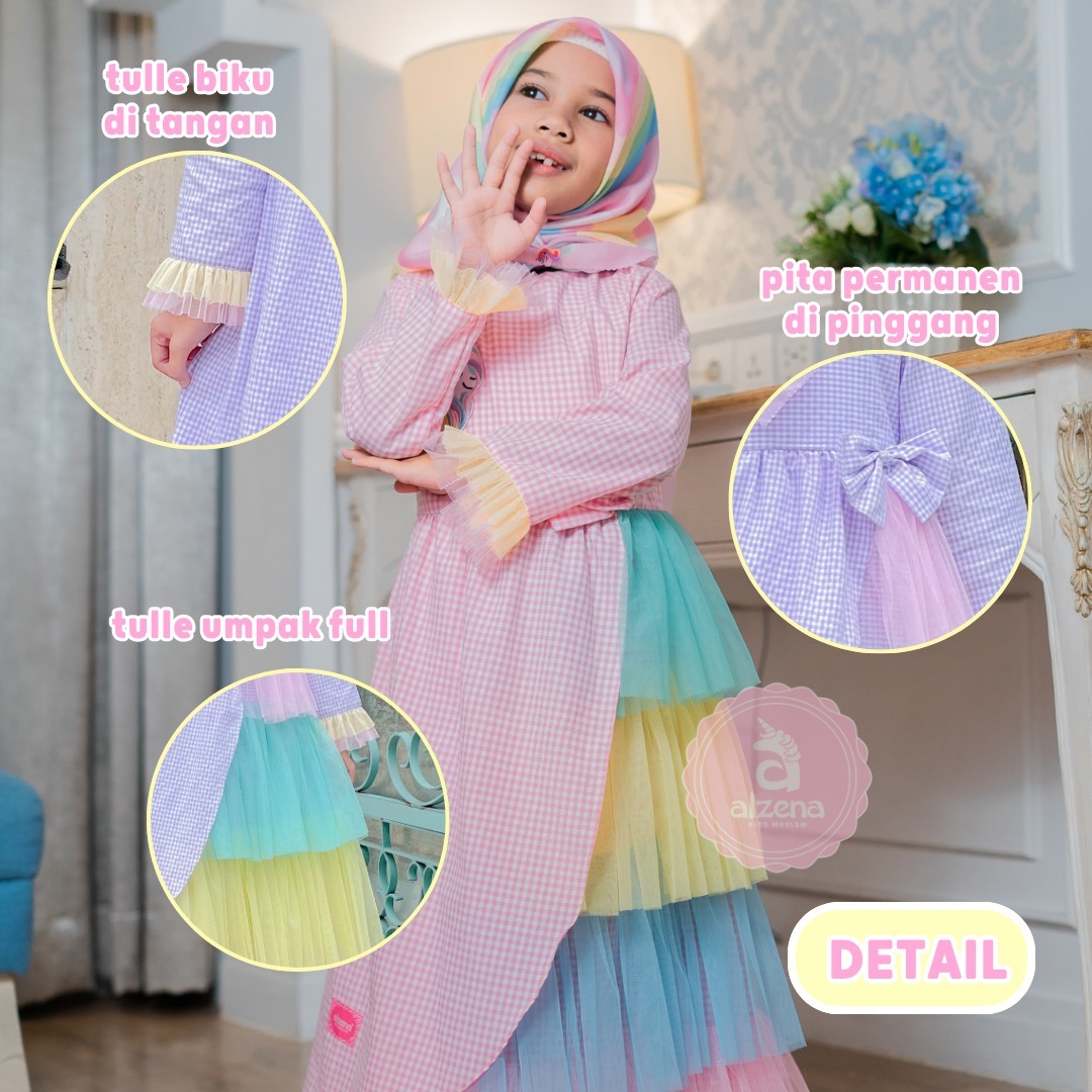 Baju Muslim Anak Dress Reina