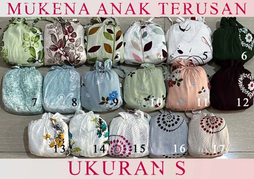 Terusan Anak S Motif Campur