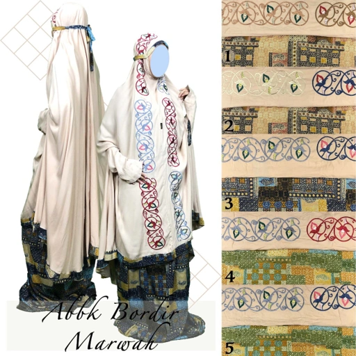 Image of Mukena Atas-bawah Banjar Bordir Marwah