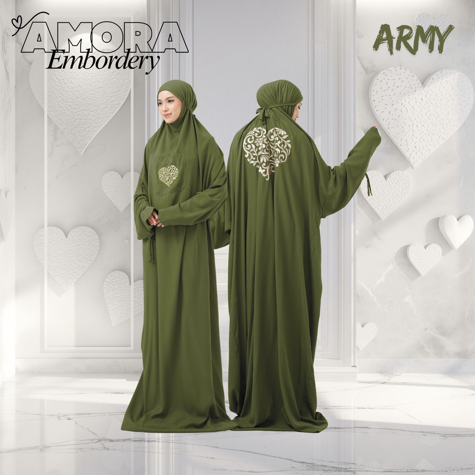 Terusan Bordir Amora Embordery