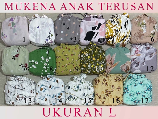 Terusan Anak L Motif Campur