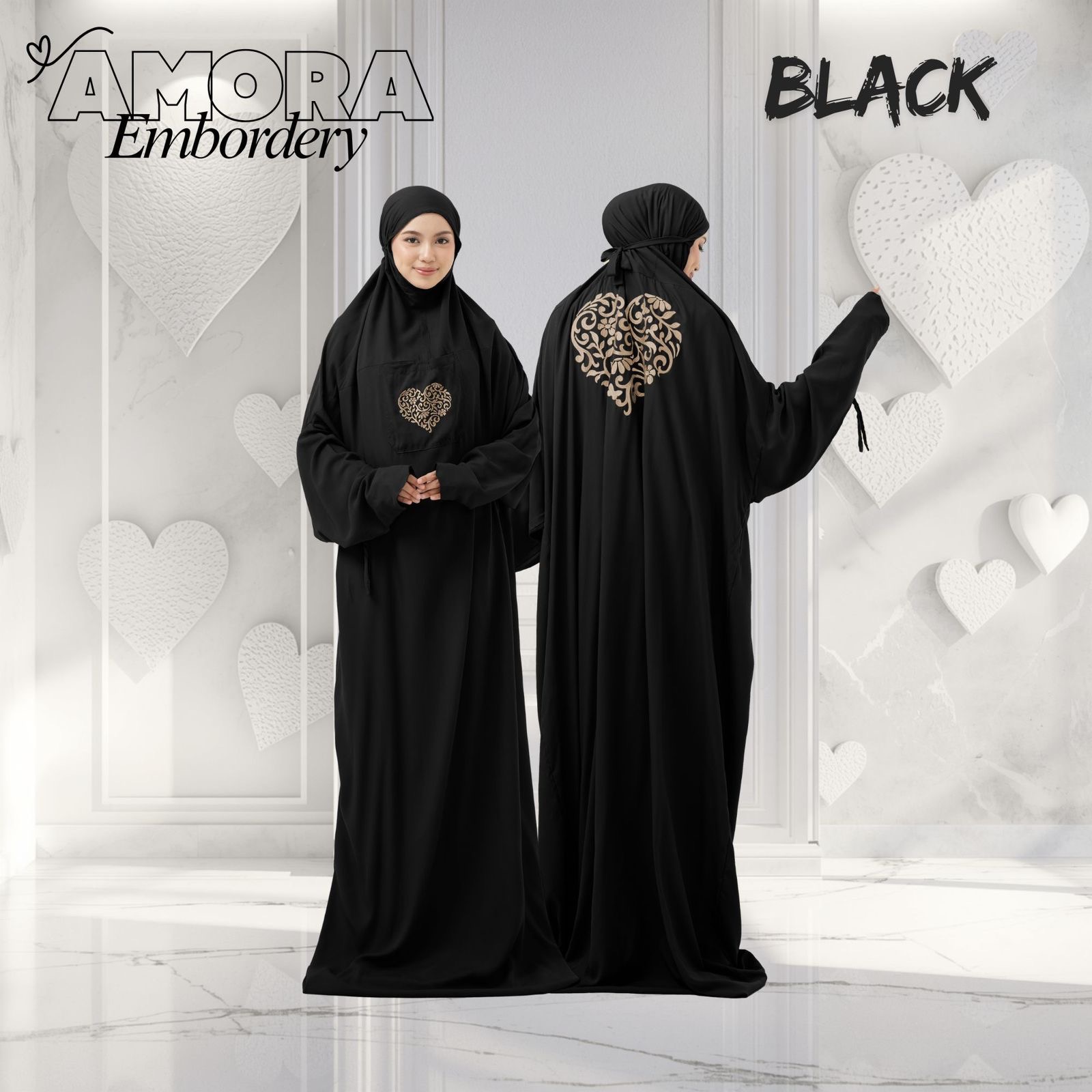 Terusan Bordir Amora Embordery