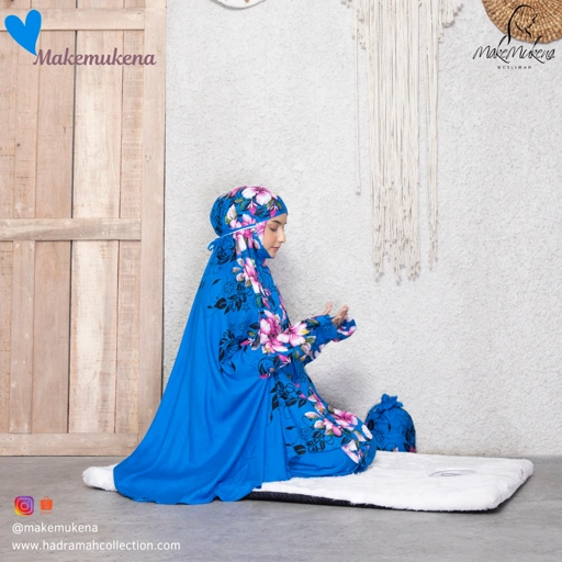 Image of Mukena Atas-bawah Banjar Motif Mawar #058