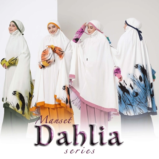 Image of Atas Bawah Berlengan Motif Abstract Manset