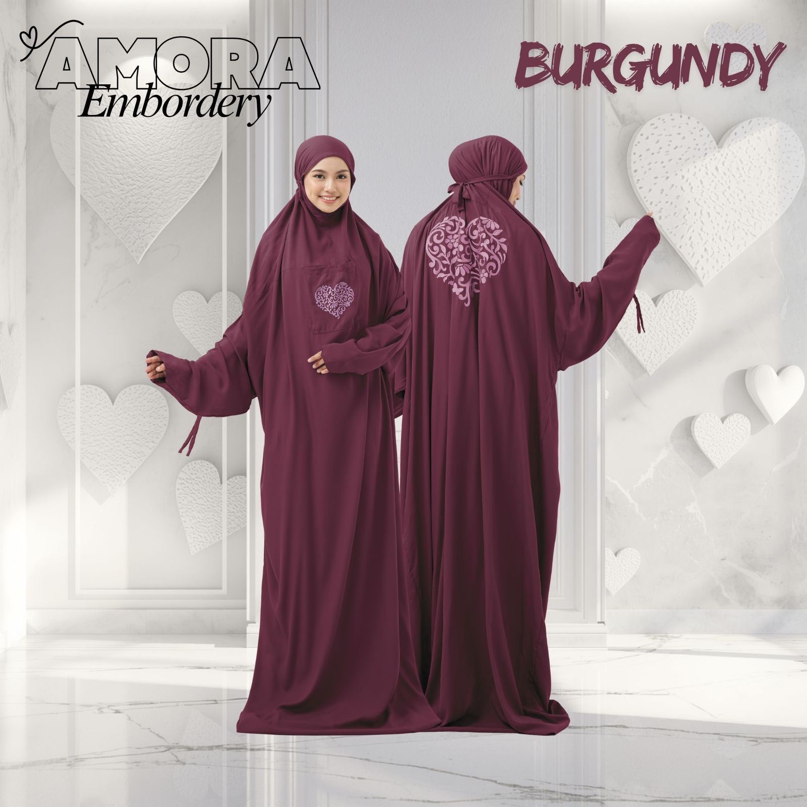 Terusan Bordir Amora Embordery