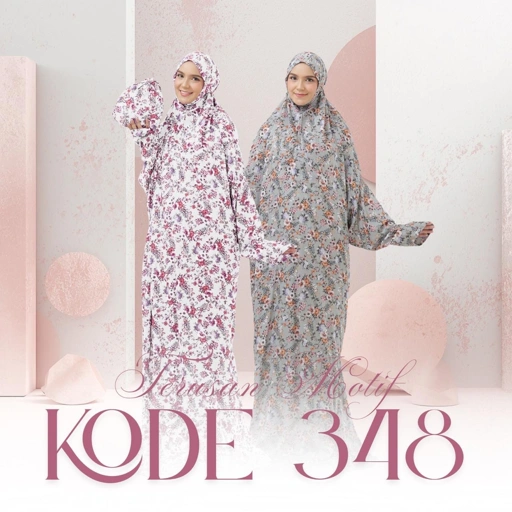 Image of Mukena Terusan Motif #348