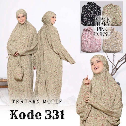 Image of Mukena Terusan Motif #331