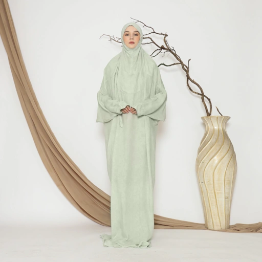 Image of Mukena Terusan Motif #339