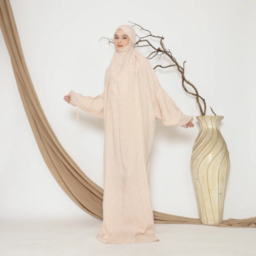 Image of Mukena Terusan Motif #338