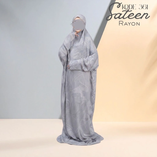 Terusan Motif Sateen Rayon #361