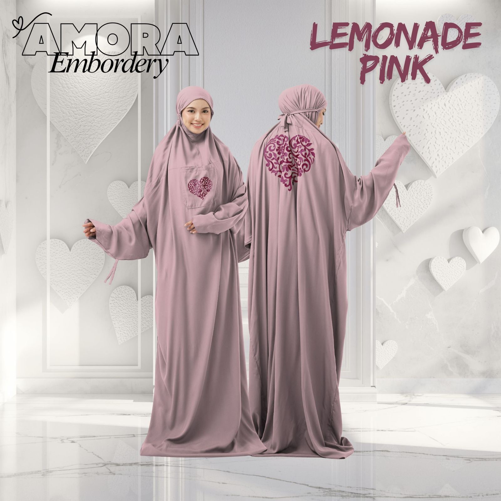 Terusan Bordir Amora Embordery