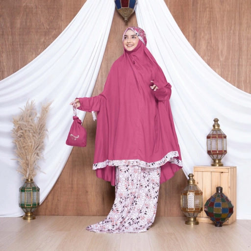 Image of Mukena Atas-bawah Banjar Motif #261