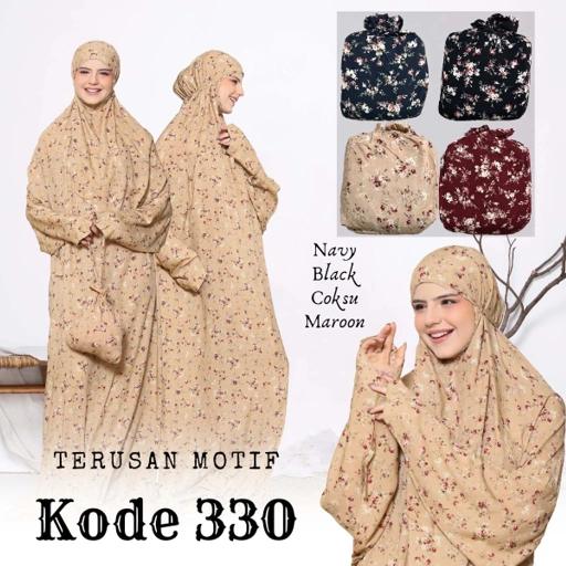 Image of Mukena Terusan Motif #330