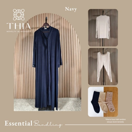 Image of Bundling Sahraa Outer Aeriva Inner Set Kaos Kaki