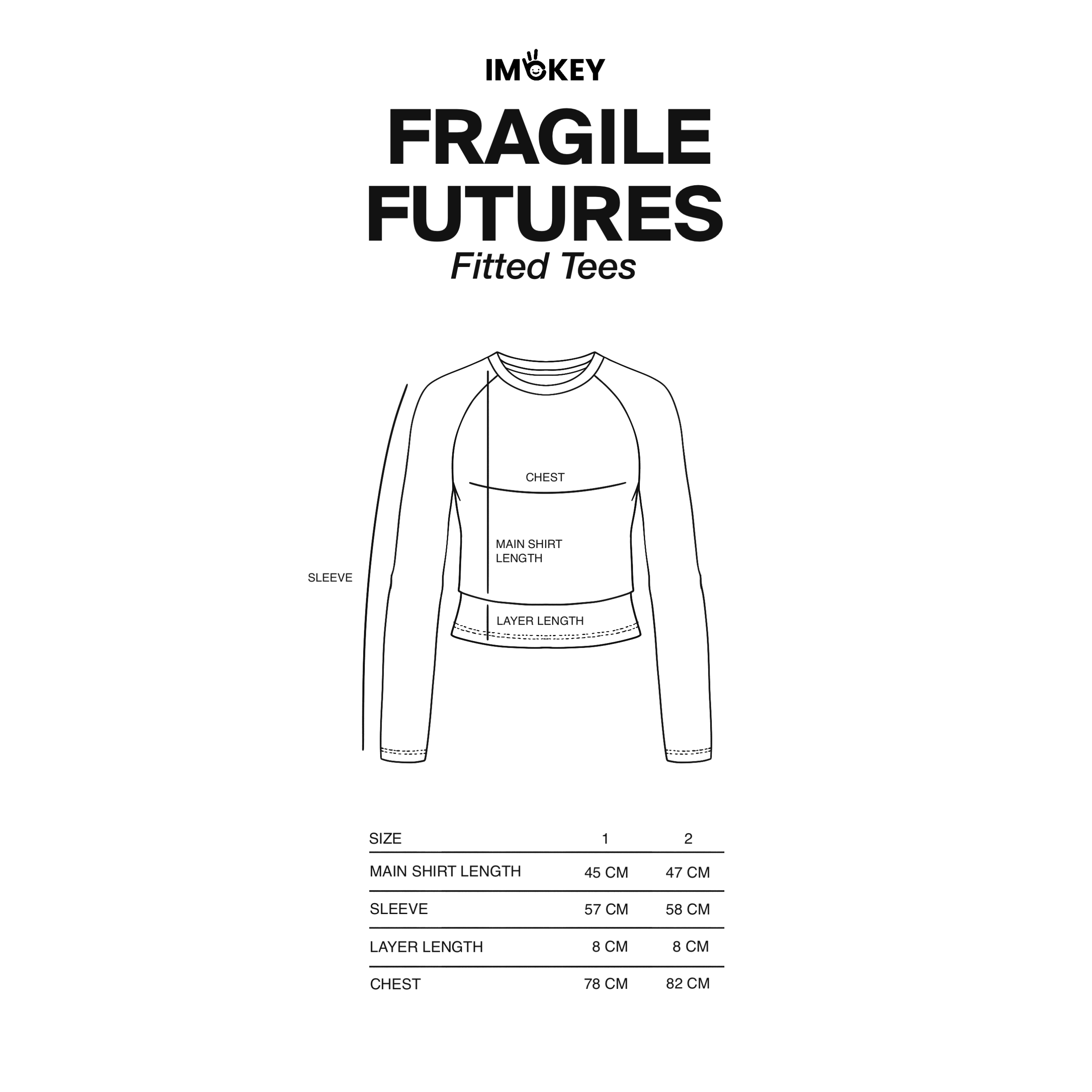 IMOKEY Fragile Futures Fitted Tee