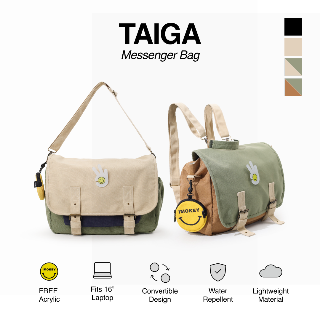 Imokey TAIGA Messenger Bag - Slingbag - Backpack