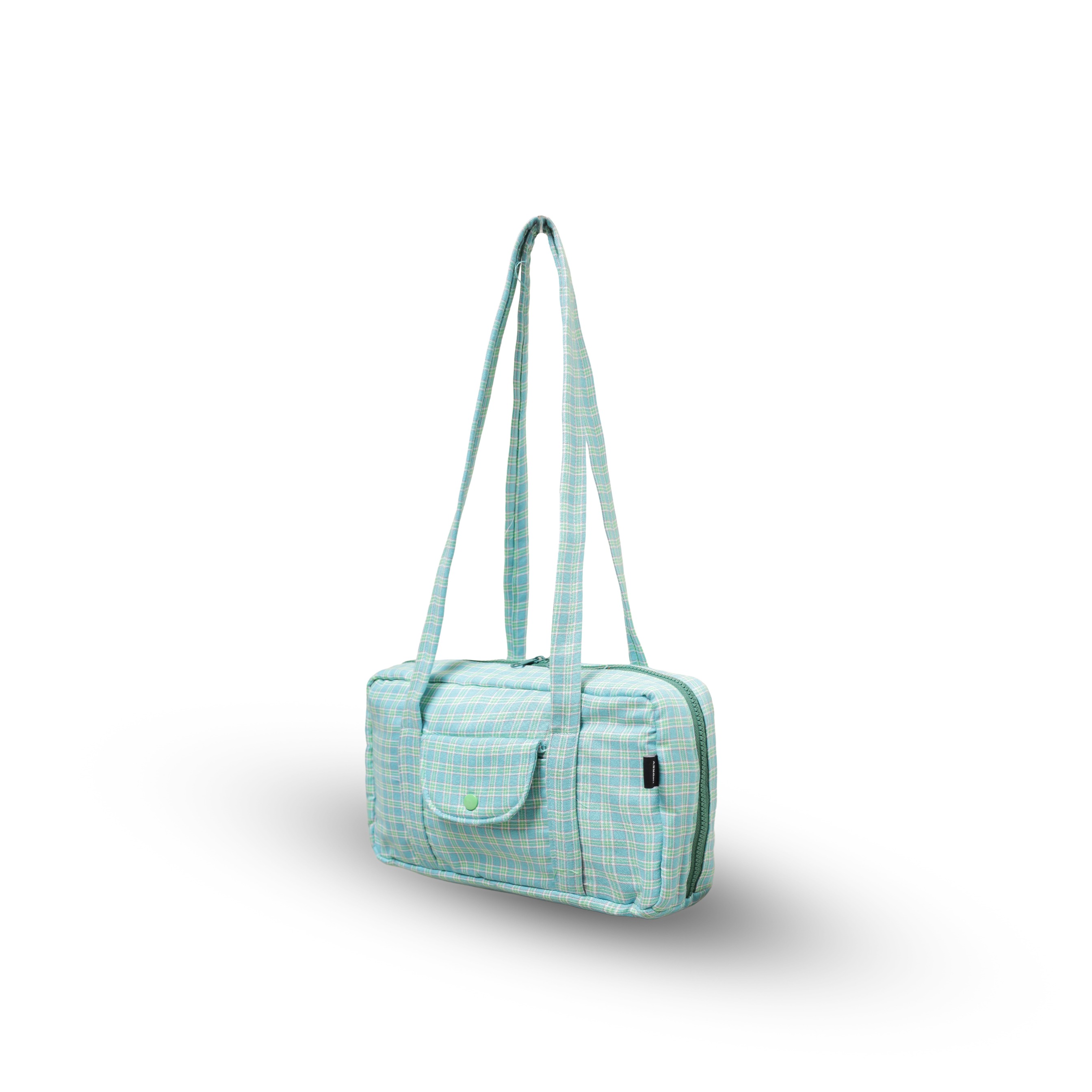 IMOKEY Haru Tartan Bag | Tartan Bowler Bag | Tas Pattern | Tas Wanita | Tas Lucu