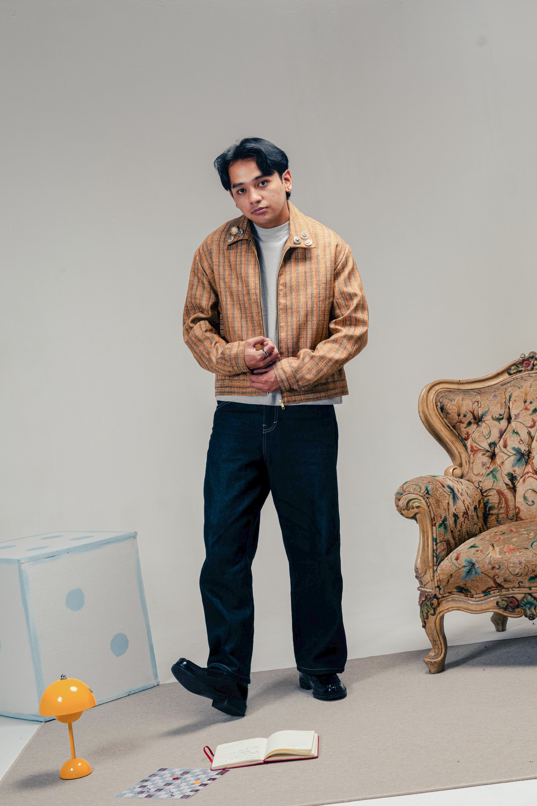 IMOKEY Morie Jacket - Textured Work Jacket with Vintage Touch