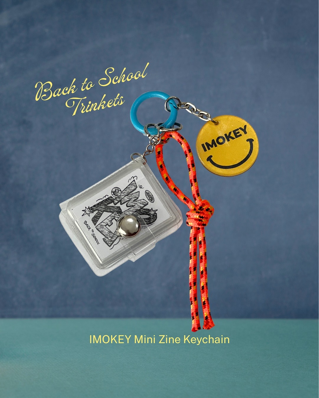 IMOKEY Back to School Trinkets | Aksesoris | Acrylic Charm | Keychain Acrylic | Gantungan Kunci