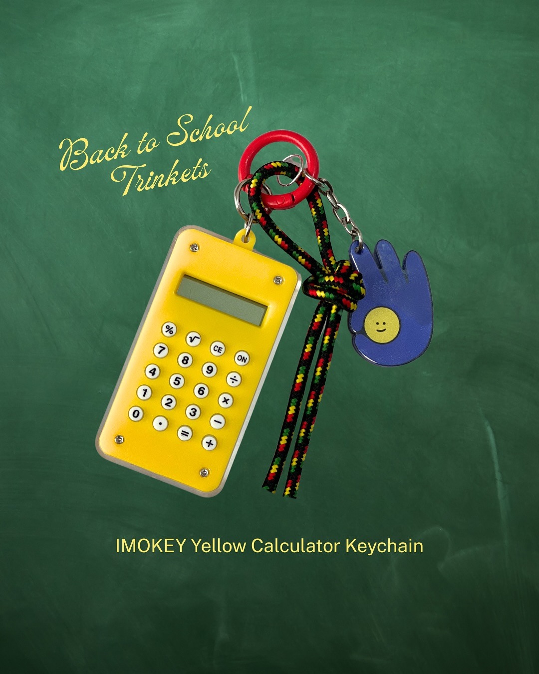 IMOKEY Back to School Trinkets | Aksesoris | Acrylic Charm | Keychain Acrylic | Gantungan Kunci