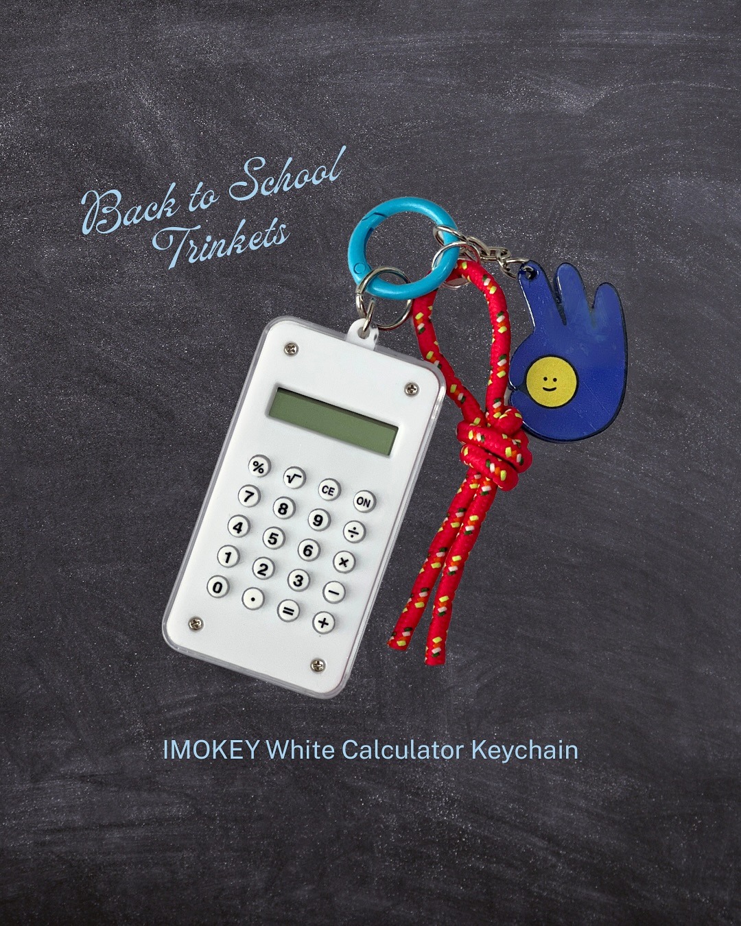 IMOKEY Back to School Trinkets | Aksesoris | Acrylic Charm | Keychain Acrylic | Gantungan Kunci